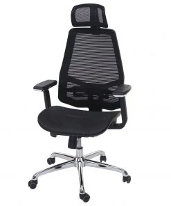 Bürostuhl HWC-A58 - Schwarz