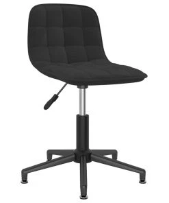 VidaXL Bürostuhl Drehbar Samt - Schwarz