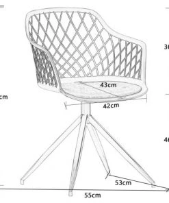 KAWOLA Stuhl EMILIE Kunststoff Drehbar - Grau 9 KAWOLA Stuhl EMILIE Kunststoff Drehbar - Grau -Deutschland Stühle Verkaufs-Shop bb526de797b24faba4d28d2a8bb22ed2.cropped 39 109 507 509.processed