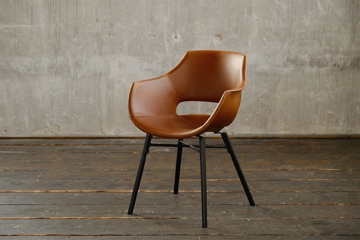 KAWOLA Stuhl Zaja Esszimmerstuhl Kunstleder - Braun 2 KAWOLA Stuhl Zaja Esszimmerstuhl Kunstleder - Braun – Bild 2