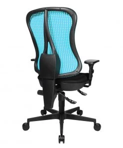 Topstar Bürodrehstuhl Head Point - Hellblau / Schwarz - Ohne Kopfstütze - Höhenverstellbare Armlehnen -Deutschland Stühle Verkaufs-Shop buerodrehstuhl head point hoehenverstellbare armlehnen hellblau schwarz 1140150