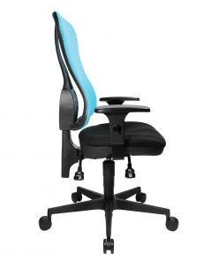 Topstar Bürodrehstuhl Head Point - Hellblau / Schwarz - Ohne Kopfstütze - Höhenverstellbare Armlehnen -Deutschland Stühle Verkaufs-Shop buerodrehstuhl head point hoehenverstellbare armlehnen hellblau schwarz 1140154