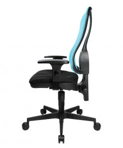 Topstar Bürodrehstuhl Head Point - Hellblau / Schwarz - Ohne Kopfstütze - Höhenverstellbare Armlehnen -Deutschland Stühle Verkaufs-Shop buerodrehstuhl head point hoehenverstellbare armlehnen hellblau schwarz 1140158