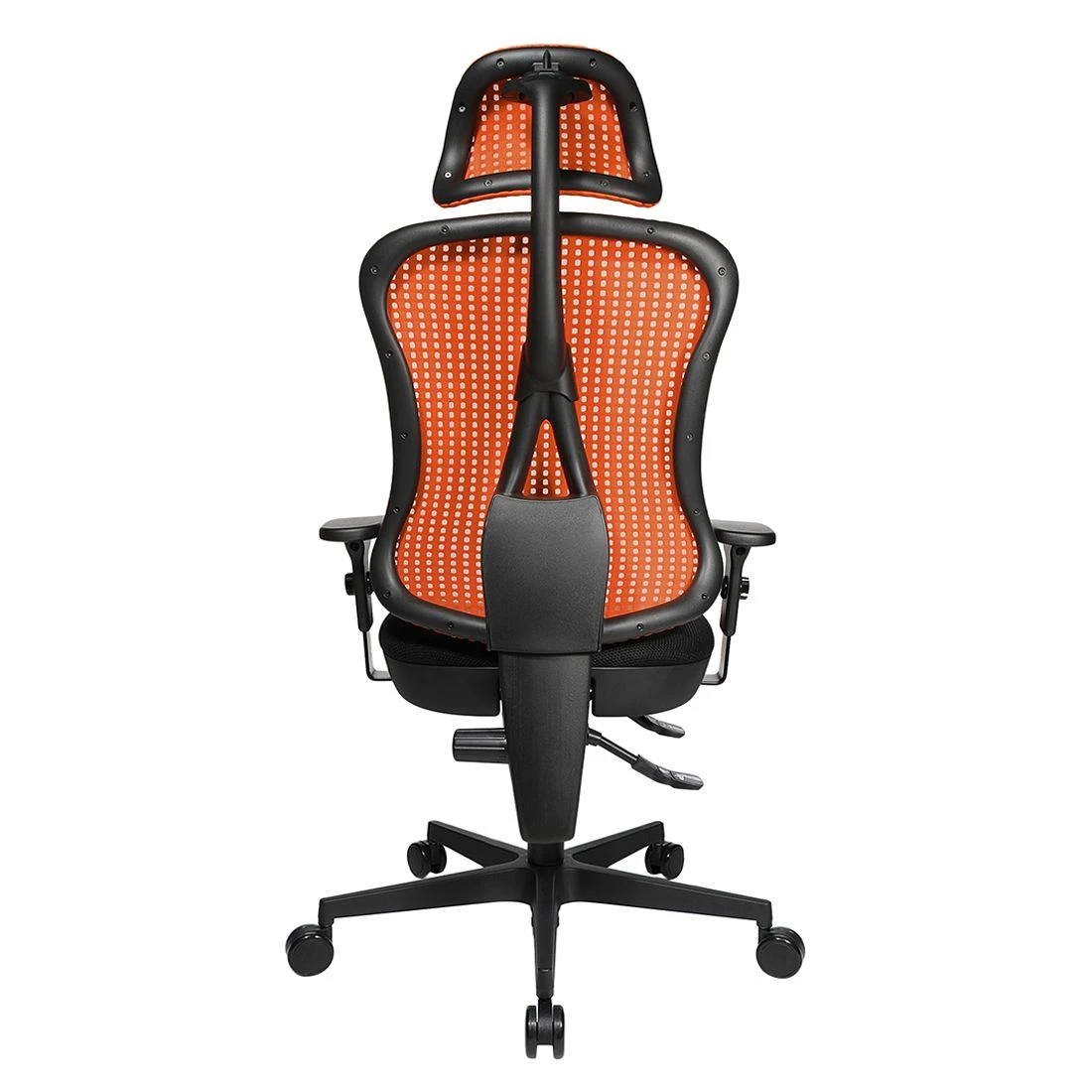 Topstar Bürodrehstuhl Head Point - Rot / Schwarz - Mit Kopfstütze - Höhenverstellbare Armlehnen 5 Topstar Bürodrehstuhl Head Point - Rot / Schwarz - Mit Kopfstütze - Höhenverstellbare Armlehnen – Bild 5