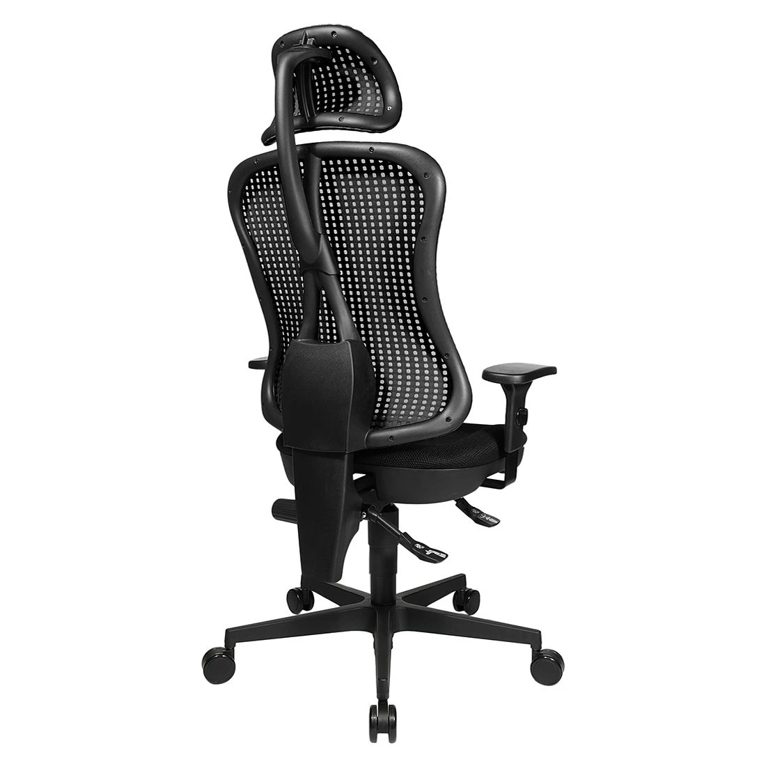 Topstar Bürodrehstuhl Head Point - Schwarz - Mit Kopfstütze - Höhenverstellbare Armlehnen 5 Topstar Bürodrehstuhl Head Point - Schwarz - Mit Kopfstütze - Höhenverstellbare Armlehnen – Bild 5