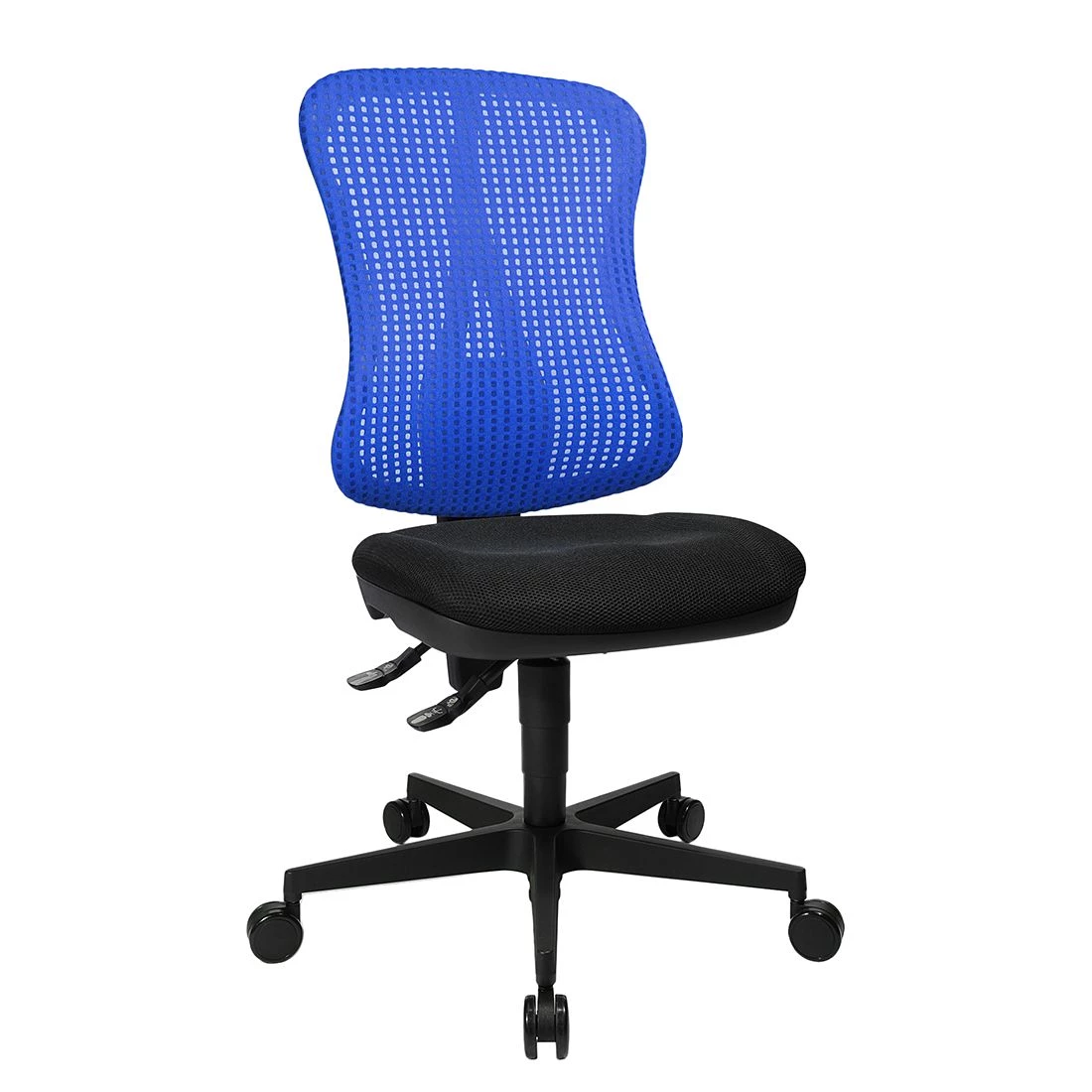 Topstar Bürodrehstuhl Head Point - Blau / Schwarz - Ohne Kopfstütze - Ohne Armlehnen 1 Topstar Bürodrehstuhl Head Point - Blau / Schwarz - Ohne Kopfstütze - Ohne Armlehnen