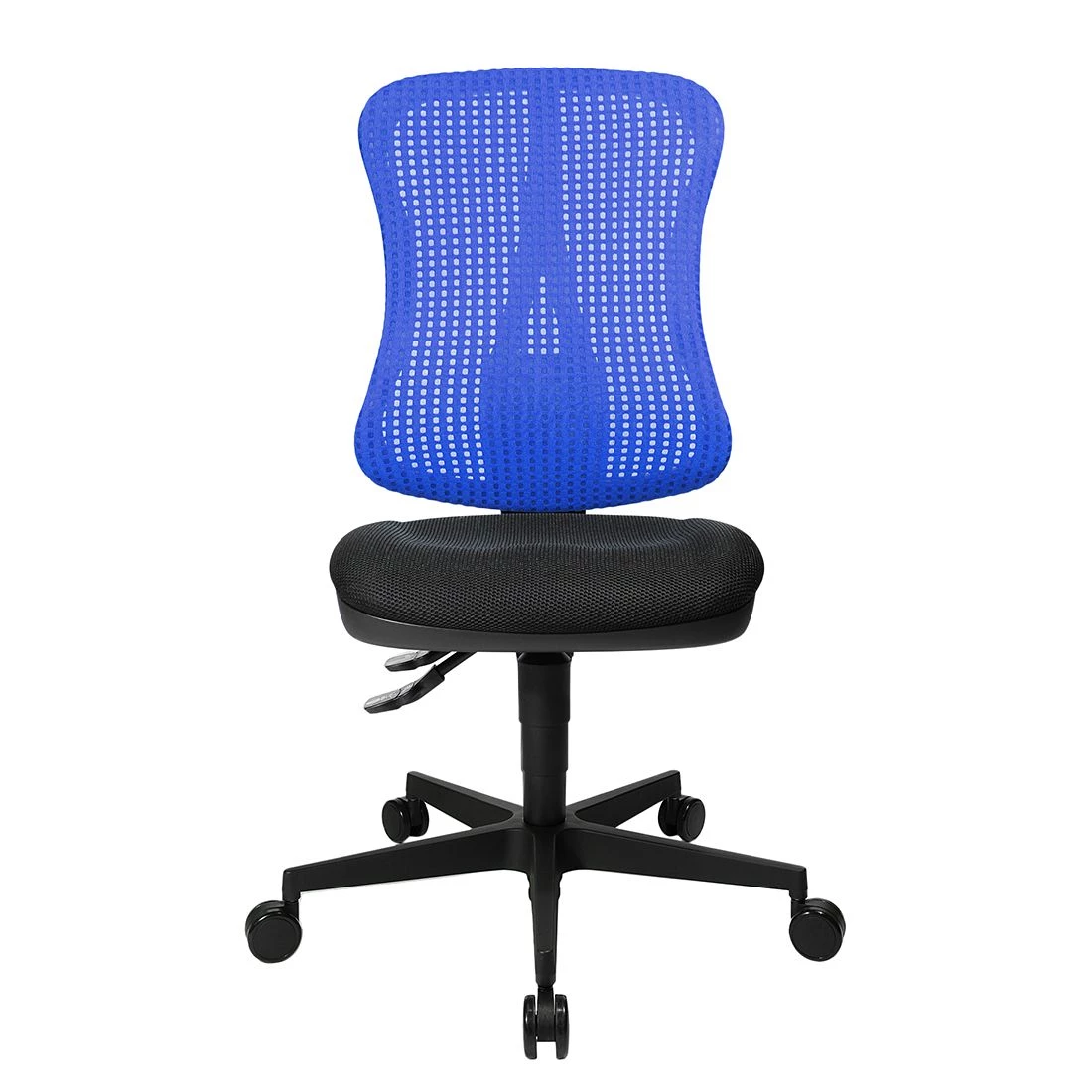 Topstar Bürodrehstuhl Head Point - Blau / Schwarz - Ohne Kopfstütze - Ohne Armlehnen 3 Topstar Bürodrehstuhl Head Point - Blau / Schwarz - Ohne Kopfstütze - Ohne Armlehnen – Bild 3