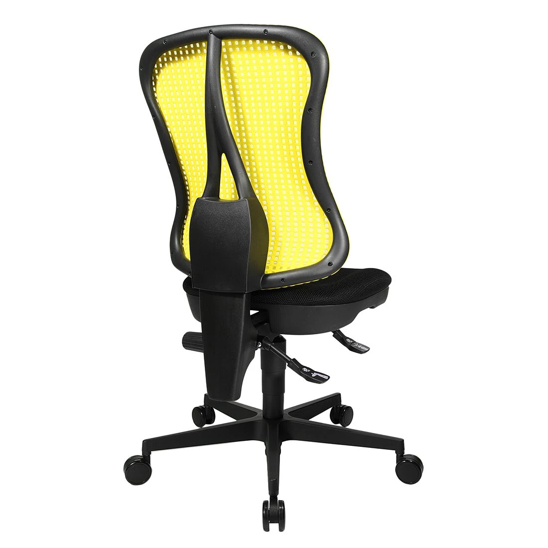 Topstar Bürodrehstuhl Head Point - Gelb / Schwarz - Ohne Kopfstütze - Ohne Armlehnen 6 Topstar Bürodrehstuhl Head Point - Gelb / Schwarz - Ohne Kopfstütze - Ohne Armlehnen – Bild 6