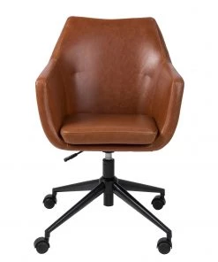 Mørteens Bürodrehstuhl Nicholas I - Vintage Braun -Deutschland Stühle Verkaufs-Shop buerodrehstuhl nicholas i kunstleder metall vintage braun 4417976 scaled