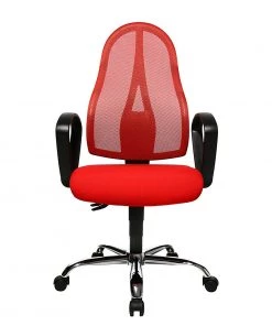 Topstar Bürodrehstuhl Open Point P Somo - Rot / Schwarz -Deutschland Stühle Verkaufs-Shop buerodrehstuhl open point p somo textilbezug rot 248320