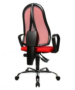 Topstar Bürodrehstuhl Open Point P Somo - Rot / Schwarz -Deutschland Stühle Verkaufs-Shop buerodrehstuhl open point p somo textilbezug rot 248322