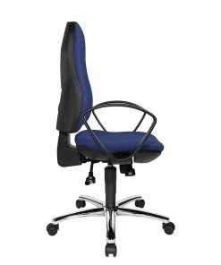 Topstar Bürostuhl Syncro Steel - Blau / Schwarz 11 Topstar Bürostuhl Syncro Steel - Blau / Schwarz -Deutschland Stühle Verkaufs-Shop buerostuhl syncro steel textilbezug blau schwarz 248285