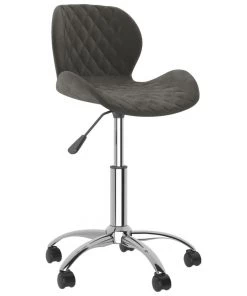 VidaXL Bürostuhl Drehbar Samt - Schwarz