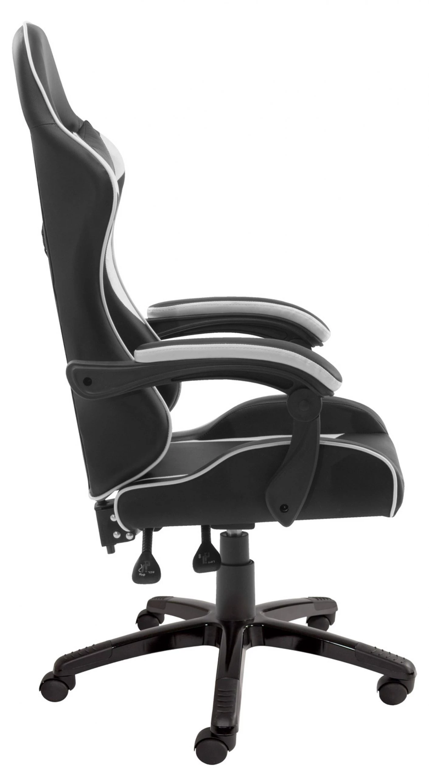 Svita Gaming-Chair - Schwarz - Weiß 4 Svita Gaming-Chair - Schwarz - Weiß – Bild 4