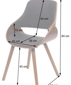 Esszimmerstuhl HWC-D23 (6er Set) - Schwarz - 54 x 84 cm -Deutschland Stühle Verkaufs-Shop c34d068365ee4452adf88d8c29a552db.cropped 177 15 963 1385.processed 1
