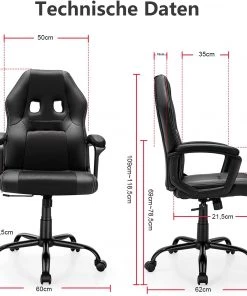 Costway Gaming Stuhl Computerstuhl -Deutschland Stühle Verkaufs-Shop c622f62536bc408cb75ad6ca4f49779b