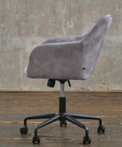 KAWOLA Bürostuhl KAYA Velvet - Schwarz - Grau -Deutschland Stühle Verkaufs-Shop c67e7d5f9c91406b850c634835ce82a3