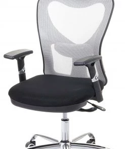 Bürostuhl HWC-F13 - Schwarz - Grau