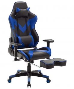 Woltu Gaming Stuhl Ulrich - Blau -Deutschland Stühle Verkaufs-Shop cae2b5448a8742edadd957ac4aa9cb38