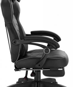 Woltu Gaming Stuhl Brandon - Schwarz - Grau -Deutschland Stühle Verkaufs-Shop cb28ecc6def5412883a966b254970b22