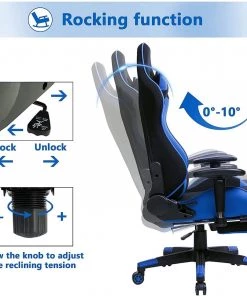 Woltu Gaming Stuhl Roy - Blau -Deutschland Stühle Verkaufs-Shop cc0d5c3cbab14c20be9956aca804af61