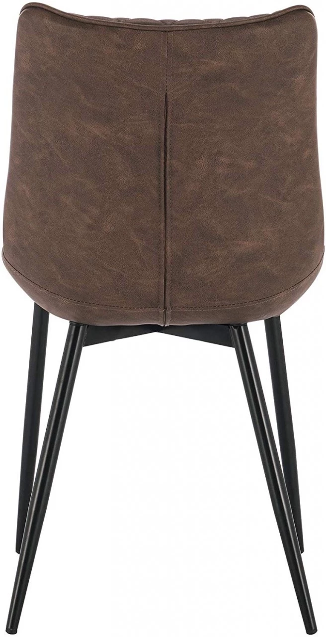 Woltu Esszimmerstuhl Katrin (2er Set) - Dunkelbraun 5 Woltu Esszimmerstuhl Katrin (2er Set) - Dunkelbraun – Bild 5