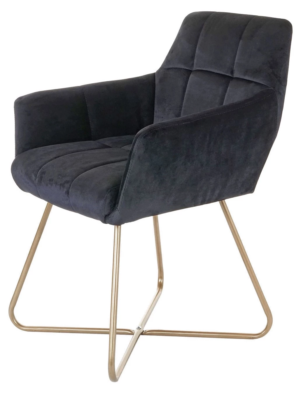 Esszimmerstuhl HWC-F37 - Schwarz 3 Esszimmerstuhl HWC-F37 - Schwarz – Bild 3