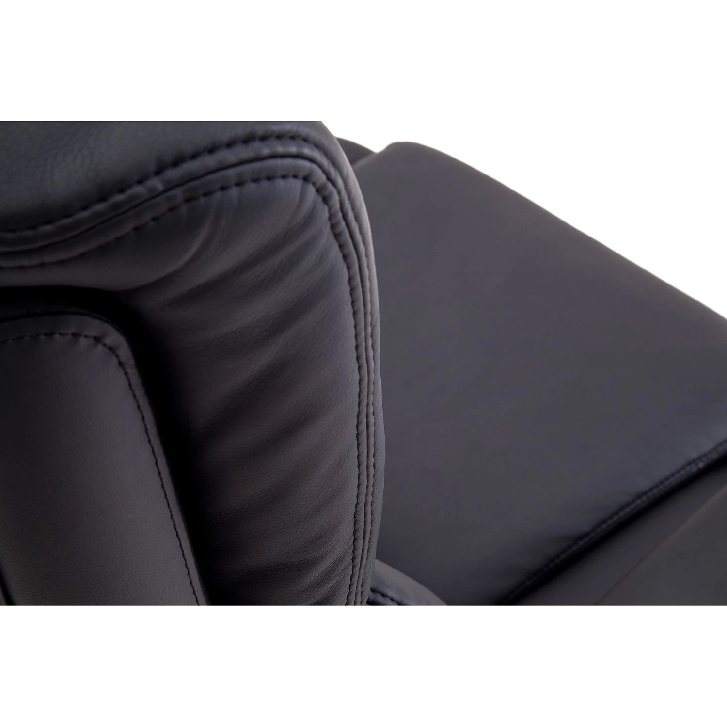 Fredriks Chefsessel Buda XXL - Kunstleder - Schwarz / Silber 9 Fredriks Chefsessel Buda XXL - Kunstleder - Schwarz / Silber – Bild 9