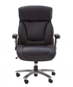 Fredriks Chefsessel Deverre XXL - Kunstleder - Schwarz / Silber -Deutschland Stühle Verkaufs-Shop chefsessel deverre xxl kunstleder schwarz silber 5159080