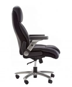 Fredriks Chefsessel Deverre XXL - Kunstleder - Schwarz / Silber -Deutschland Stühle Verkaufs-Shop chefsessel deverre xxl kunstleder schwarz silber 5159084