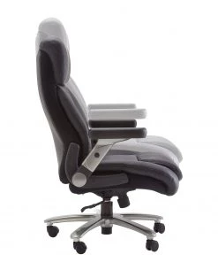 Fredriks Chefsessel Deverre XXL - Kunstleder - Schwarz / Silber -Deutschland Stühle Verkaufs-Shop chefsessel deverre xxl kunstleder schwarz silber 5159092