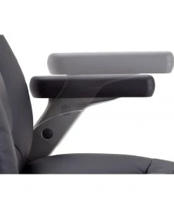 Fredriks Chefsessel Deverre XXL - Kunstleder - Schwarz / Silber -Deutschland Stühle Verkaufs-Shop chefsessel deverre xxl kunstleder schwarz silber 5159108