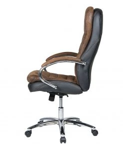 Duo Collection Chefsessel Mads - Kunstleder / Mikrofaser - Vintage Braun / Schwarz -Deutschland Stühle Verkaufs-Shop chefsessel mads kunstleder vintage braun schwarz 3337357