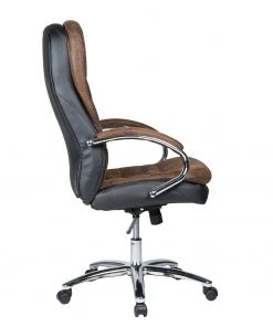 Duo Collection Chefsessel Mads - Kunstleder / Mikrofaser - Vintage Braun / Schwarz -Deutschland Stühle Verkaufs-Shop chefsessel mads kunstleder vintage braun schwarz 3337373