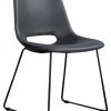 KAWOLA Stuhl ASCO Kunstleder - Schwarz