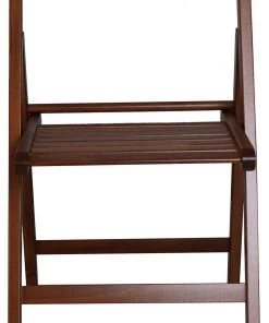 Dmora 4er-Set Klappstühle aus massiver Buche