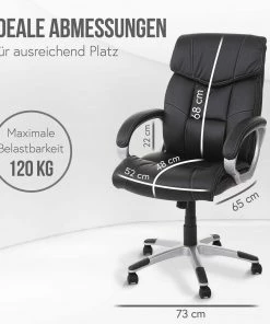 Bürostuhl HWC-A71 - Schwarz 15 Bürostuhl HWC-A71 - Schwarz -Deutschland Stühle Verkaufs-Shop d19fb54021694638a9521584f96dbcd5