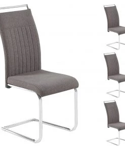 CARO-Möbel Esszimmerstuhl ERICA (4er-Set)