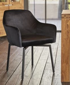 KAWOLA Stuhl Loui Sessel drehbar Velvet sw - Schwarz 9 KAWOLA Stuhl Loui Sessel drehbar Velvet sw - Schwarz -Deutschland Stühle Verkaufs-Shop d3a0f8fd64cf49c6b779c076ee6c2147