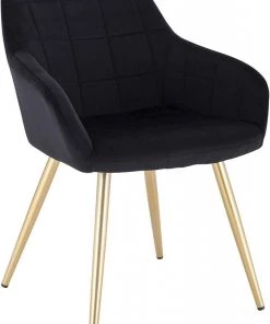 Woltu Esszimmerstuhl Jan - Schwarz