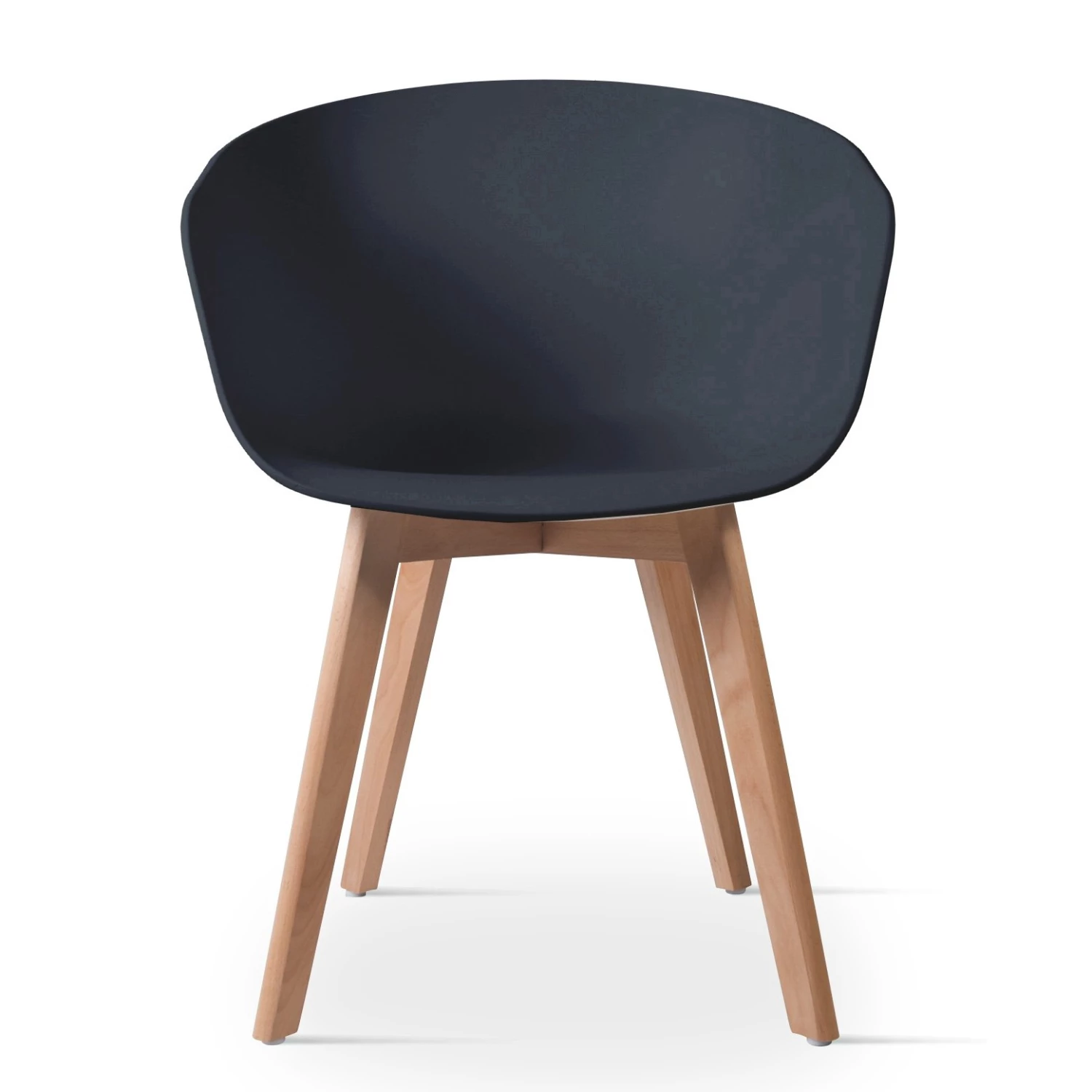 Nordlys Esszimmerstühle (4er Set) ALBORG - Schwarz 4 Nordlys Esszimmerstühle (4er Set) ALBORG - Schwarz – Bild 4