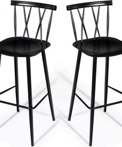 Costway 2er Set Esszimmerstuhl Barstuhl