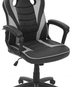 Bürostuhl HWC-F59 - Schwarz - Grau