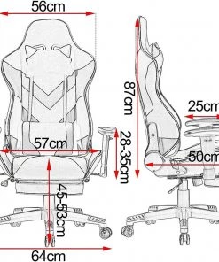 Woltu Gaming Stuhl Ludwig - Grau 17 Woltu Gaming Stuhl Ludwig - Grau -Deutschland Stühle Verkaufs-Shop d5d199e7b010444d802ca909064bbefb