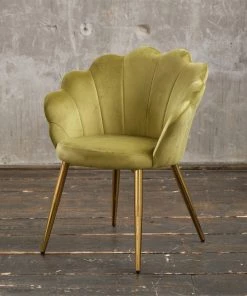 KAWOLA Stuhl CARLA Velvet Fuß gold - Grün -Deutschland Stühle Verkaufs-Shop d8cded2d55fc4e2c879f296b52d2683c