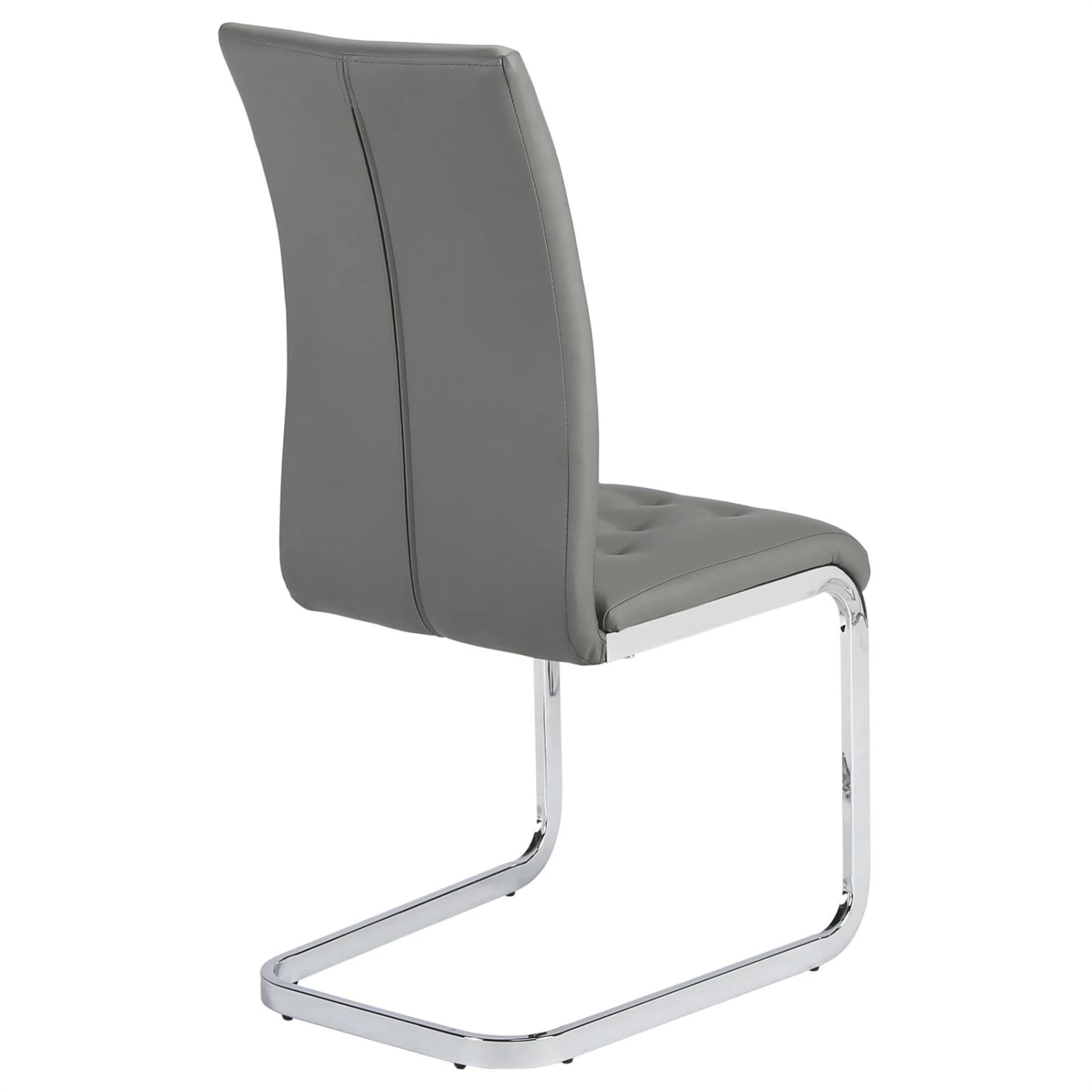 IDIMEX Schwingstuhl CHLOE (4er-Set) - Grau 3 IDIMEX Schwingstuhl CHLOE (4er-Set) - Grau – Bild 3