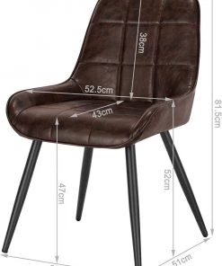 Woltu Esszimmerstuhl Olaf (2er Set) - Dunkelbraun 15 Woltu Esszimmerstuhl Olaf (2er Set) - Dunkelbraun -Deutschland Stühle Verkaufs-Shop db59aed26c2f4693ac757b665542fa22