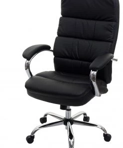 XXL Bürostuhl HWC-H95 - Silber - Schwarz