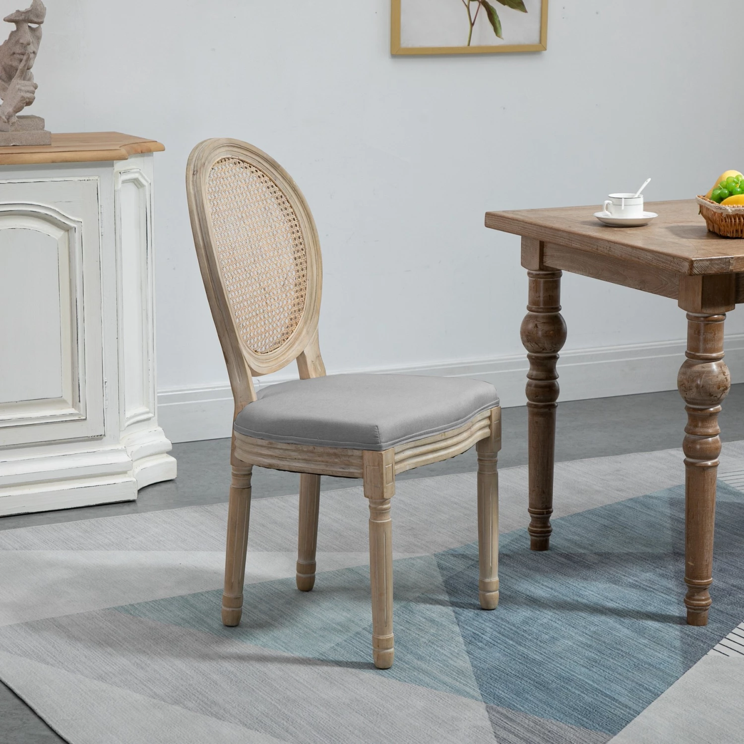 Nordlys Esszimmerstühle (2er Set) RICHELIEU - Platingrau 2 Nordlys Esszimmerstühle (2er Set) RICHELIEU - Platingrau – Bild 2