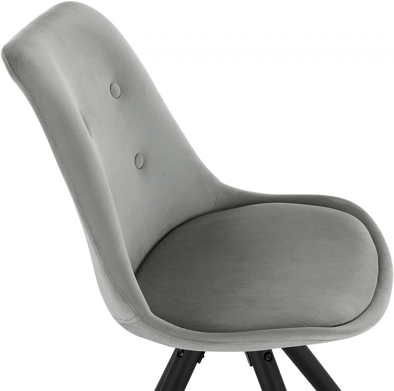 Woltu Esszimmerstuhl Angelina - Hellgrau 5 Woltu Esszimmerstuhl Angelina - Hellgrau – Bild 5